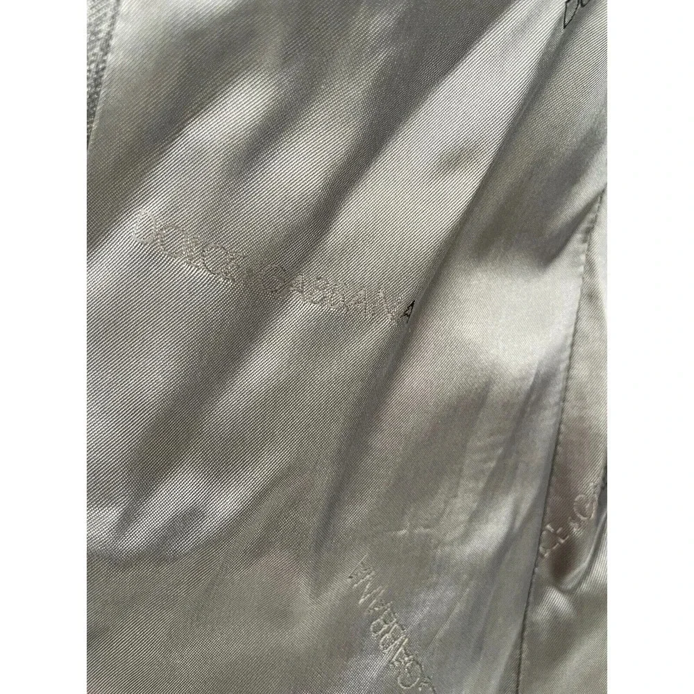 Dolce & Gabbana Women's Pin Striped Blazer Charcoal Gray Jacket Notch Lapel